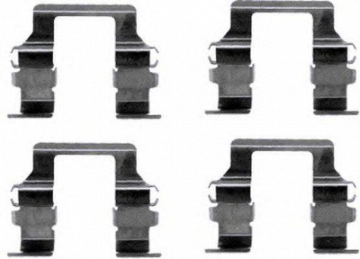 HELLA PAGID 8dz355204991 -  Комплектующие, колодки дискового тормоза